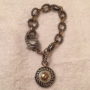 NEW Two-tone Cable Link Bracelet